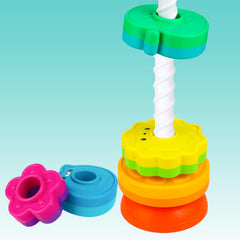 LBAIBB Spin Stack Toy colorful discs invite hands-on exploration and learning.