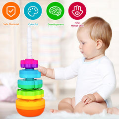 LBAIBB Spin Stack Toy makes gifting easy for toddlers ages 1 and up.