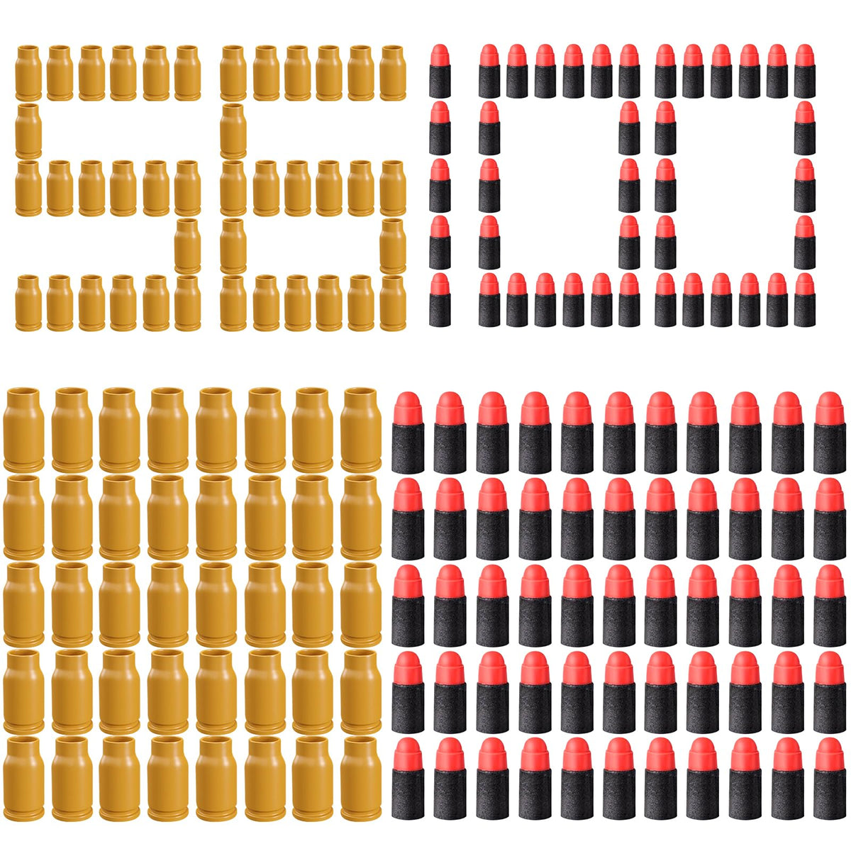 LBDREXZ EVA bullets 100pc set for safe, long-range play.