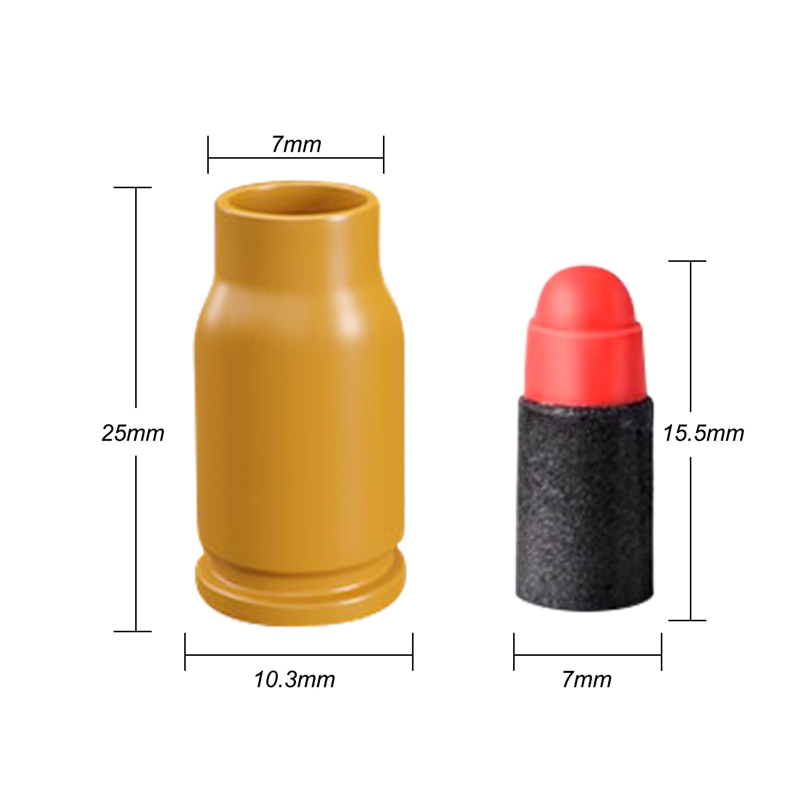LBDREXZ toy gun compatibility image shows smooth shell insertion.