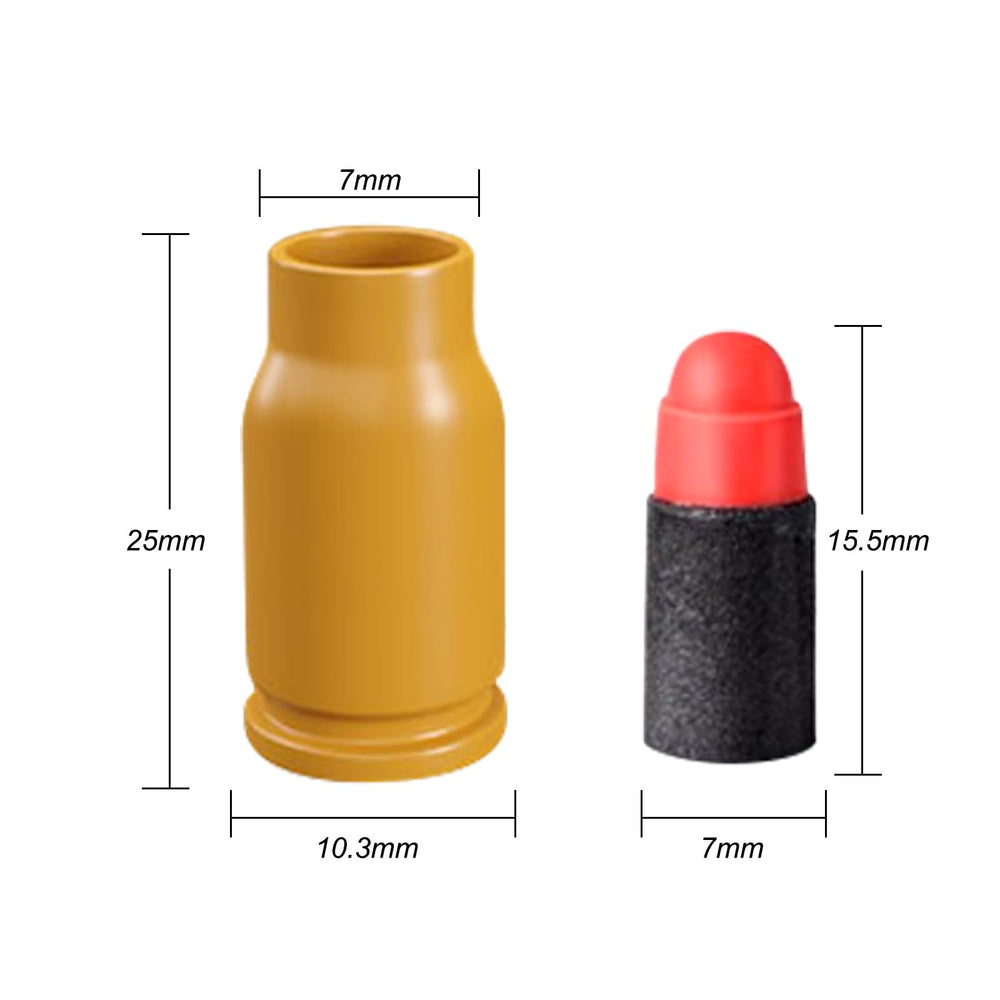 LBDREXZ toy gun compatibility image shows smooth shell insertion.