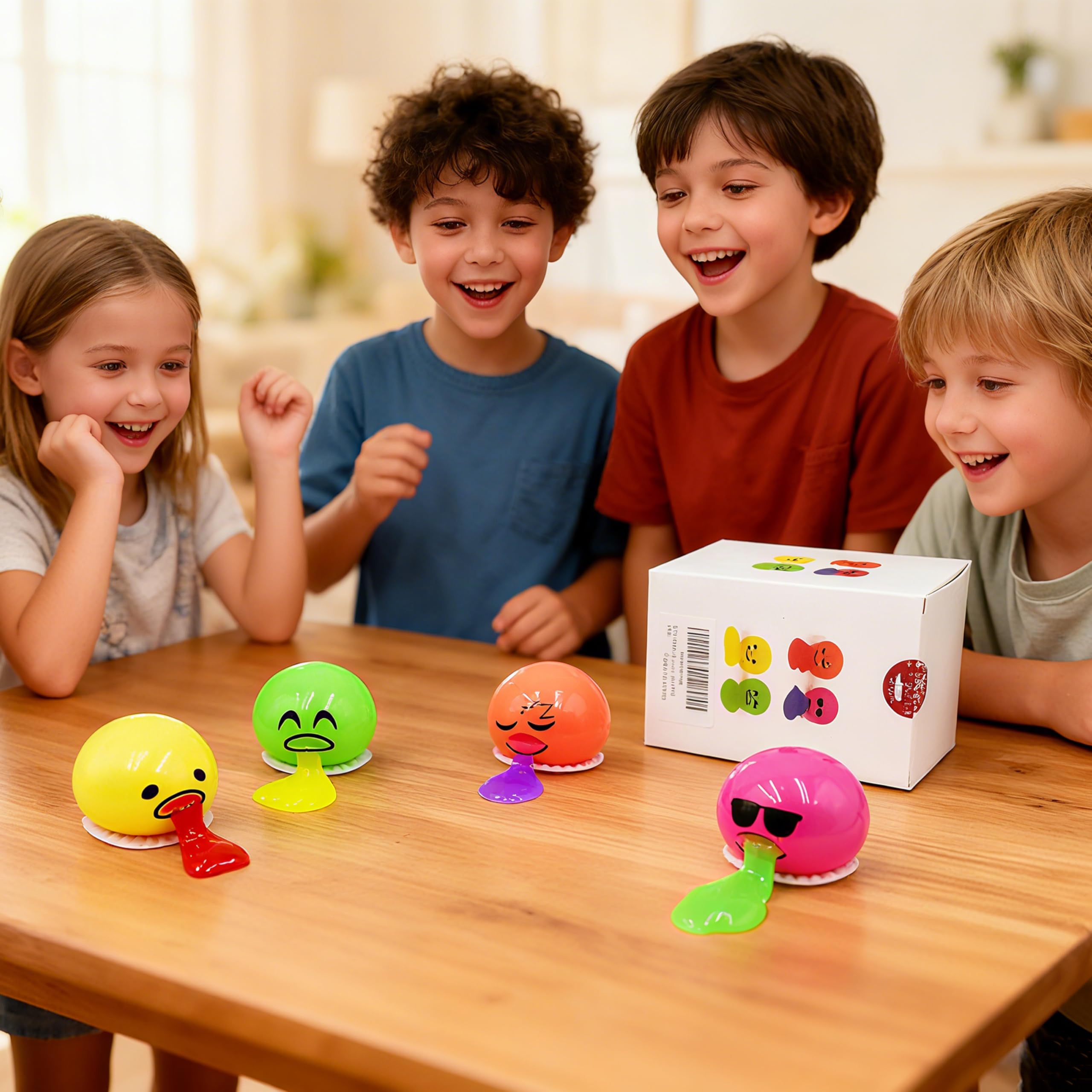 LBKKC vomiting egg slime release squirt creates a fun gross-out moment.