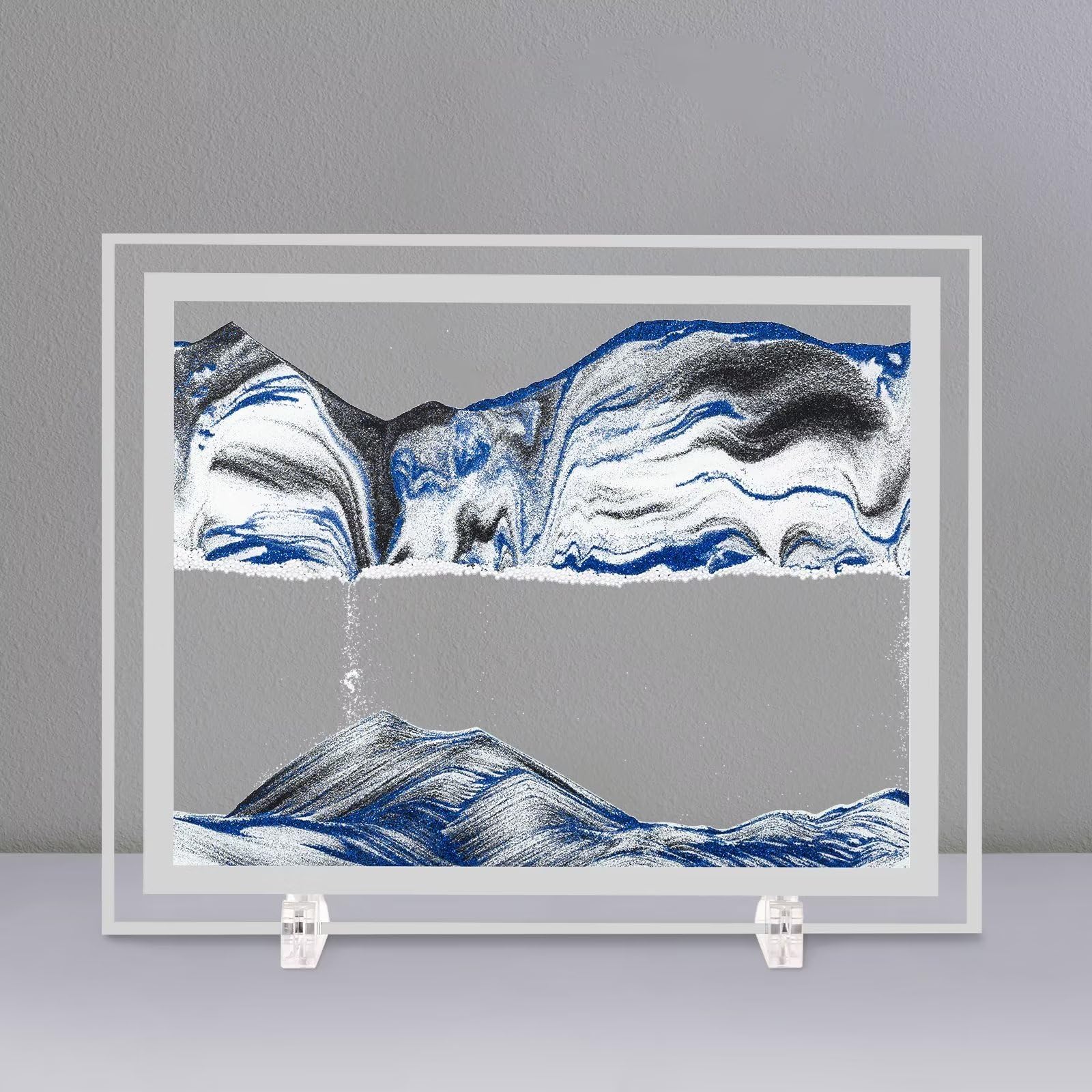 LCDOCLAK Delicate color sand creates a three-dimensional scene.
