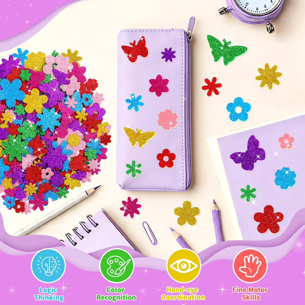 Lckaent 3D butterfly stickers providing lifelike detail for albums