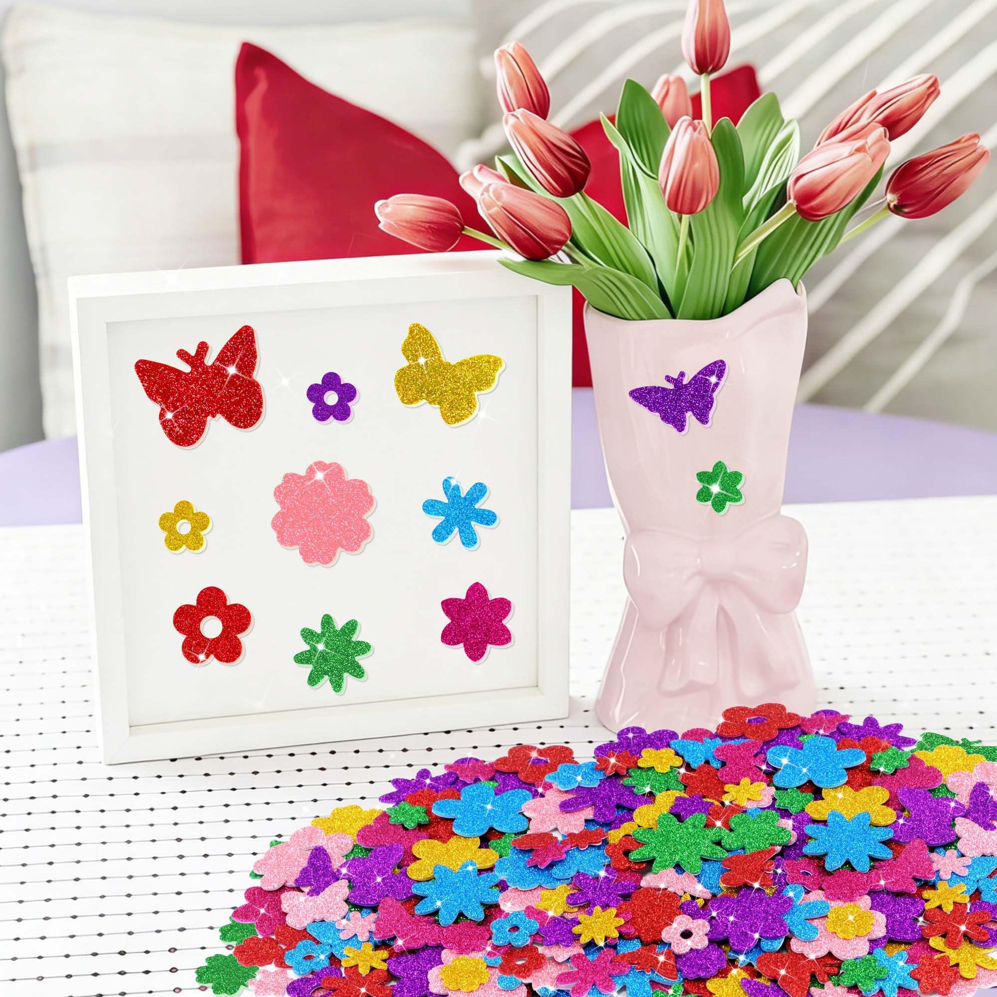 Lckaent craft stickers versatile for DIY gifts and classroom projects