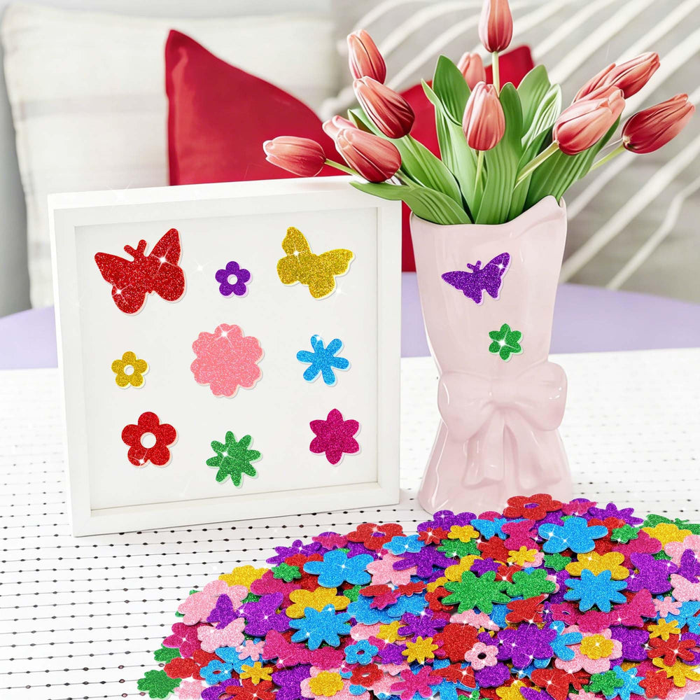 Lckaent craft stickers versatile for DIY gifts and classroom projects