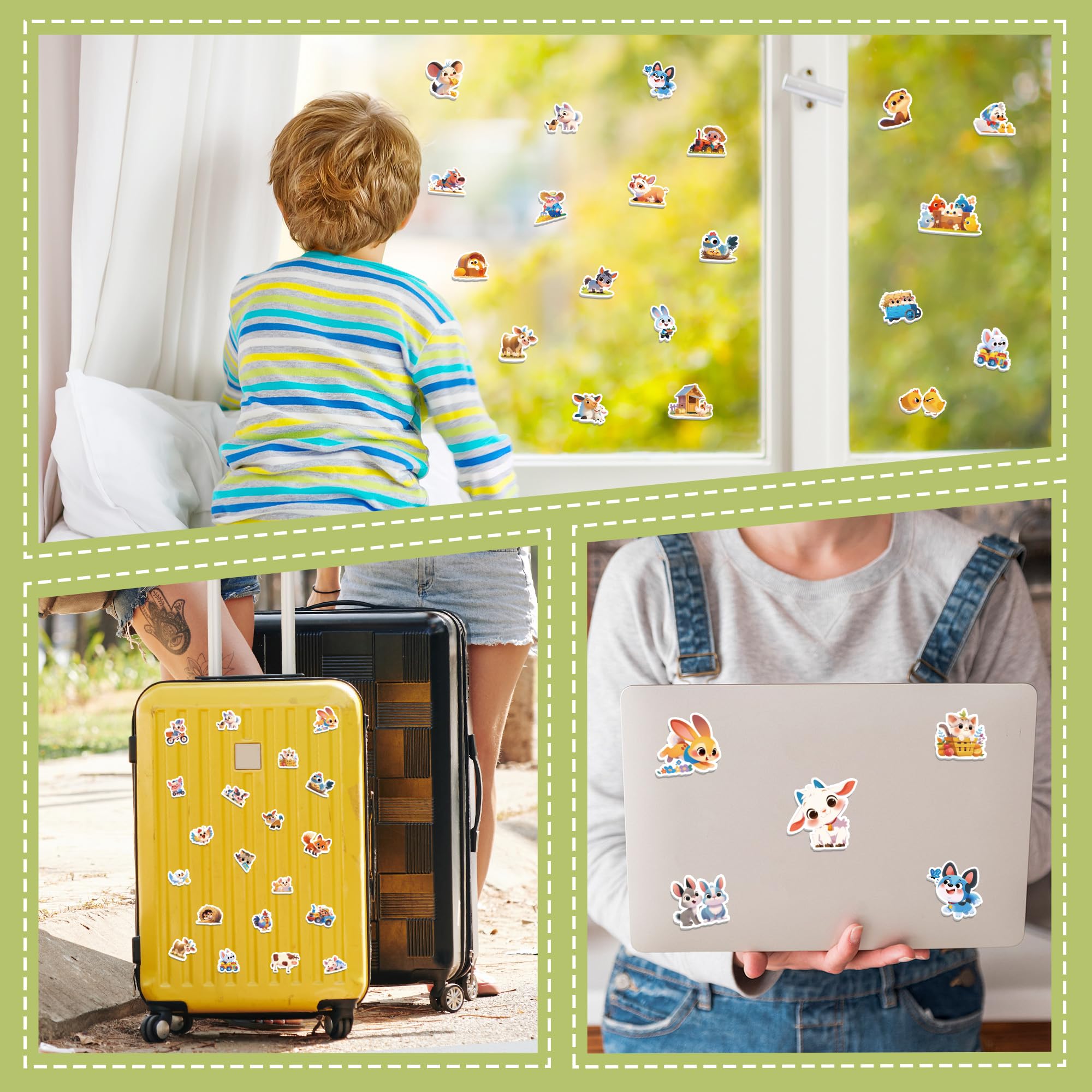 Lckaent farm animal foam stickers, perfect party favors and classroom rewards