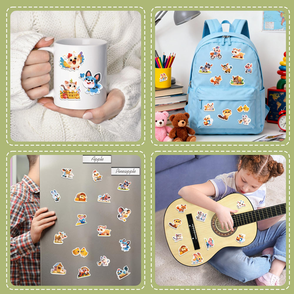 Lckaent foam stickers farm animals, durable EVA foam for long-lasting crafts