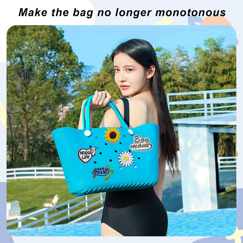 Lckaey PVC decorations stand-out charm for bags