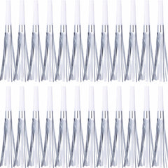 LCPQMZGH 24-pack silver noise makers add party fun and sparkle
