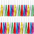 LCPQMZGH gold fringed noise maker in action for festive celebrations
