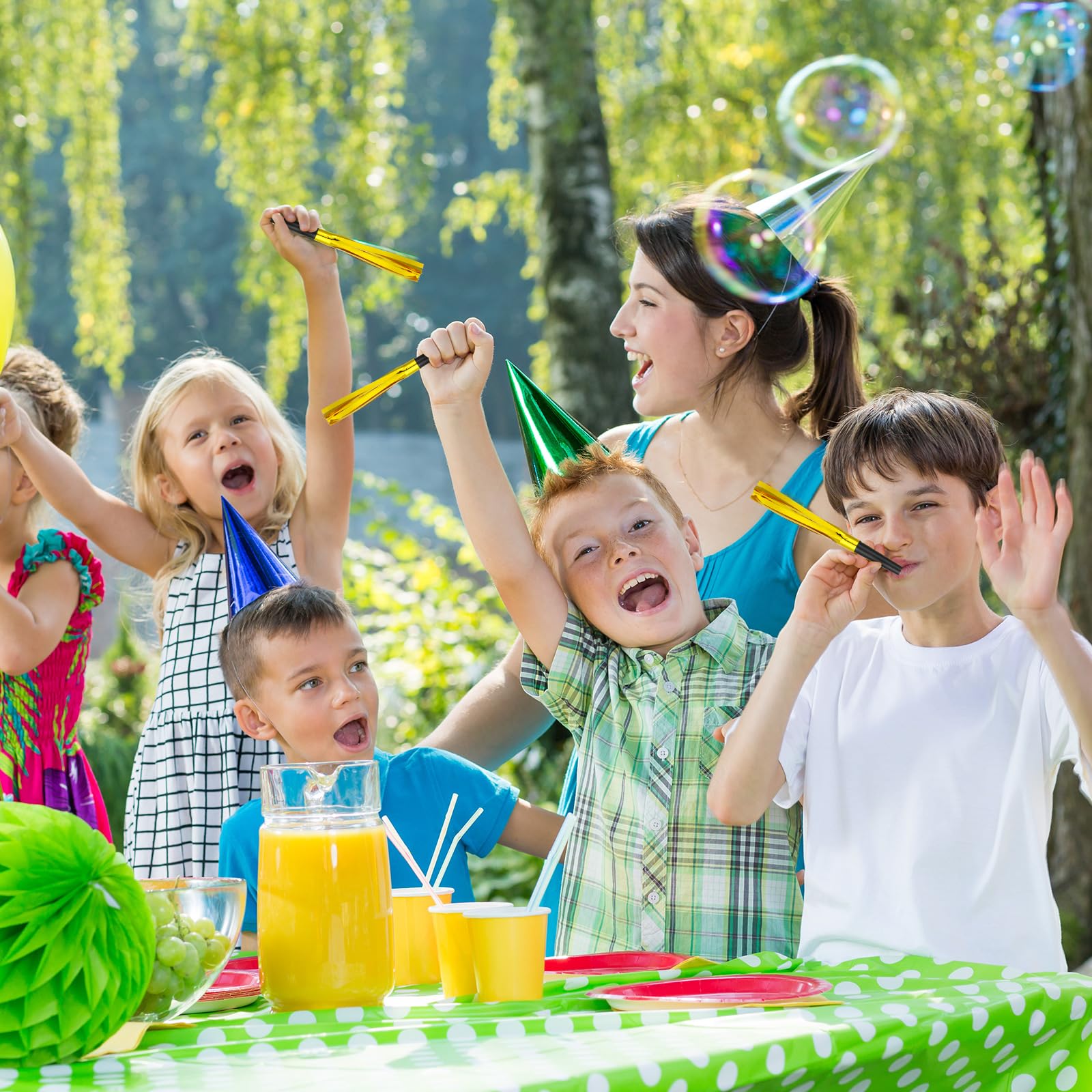 LCPQMZGH multicolor fringe noise maker highlights party atmosphere