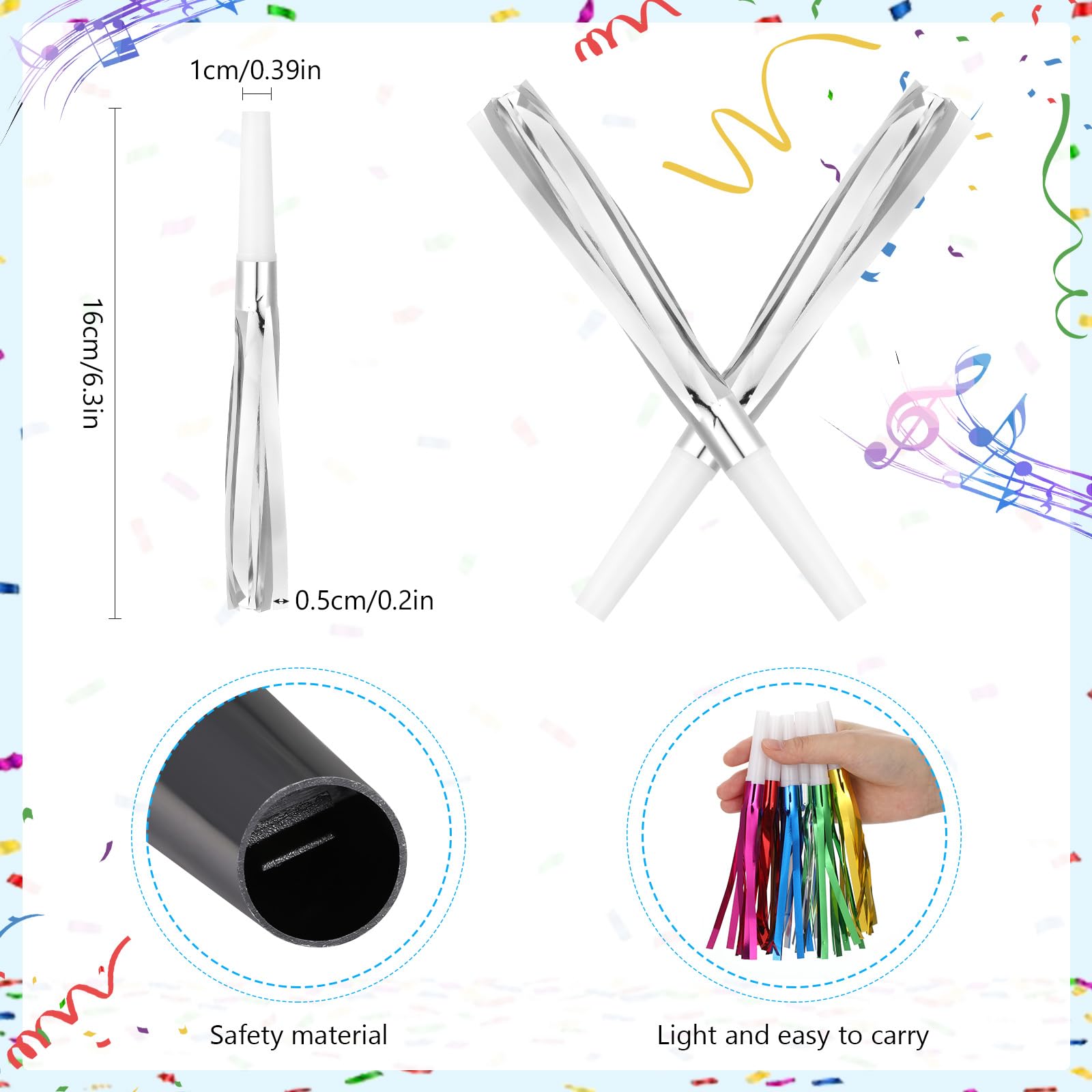 LCPQMZGH New Year noise maker for lively crowd moments