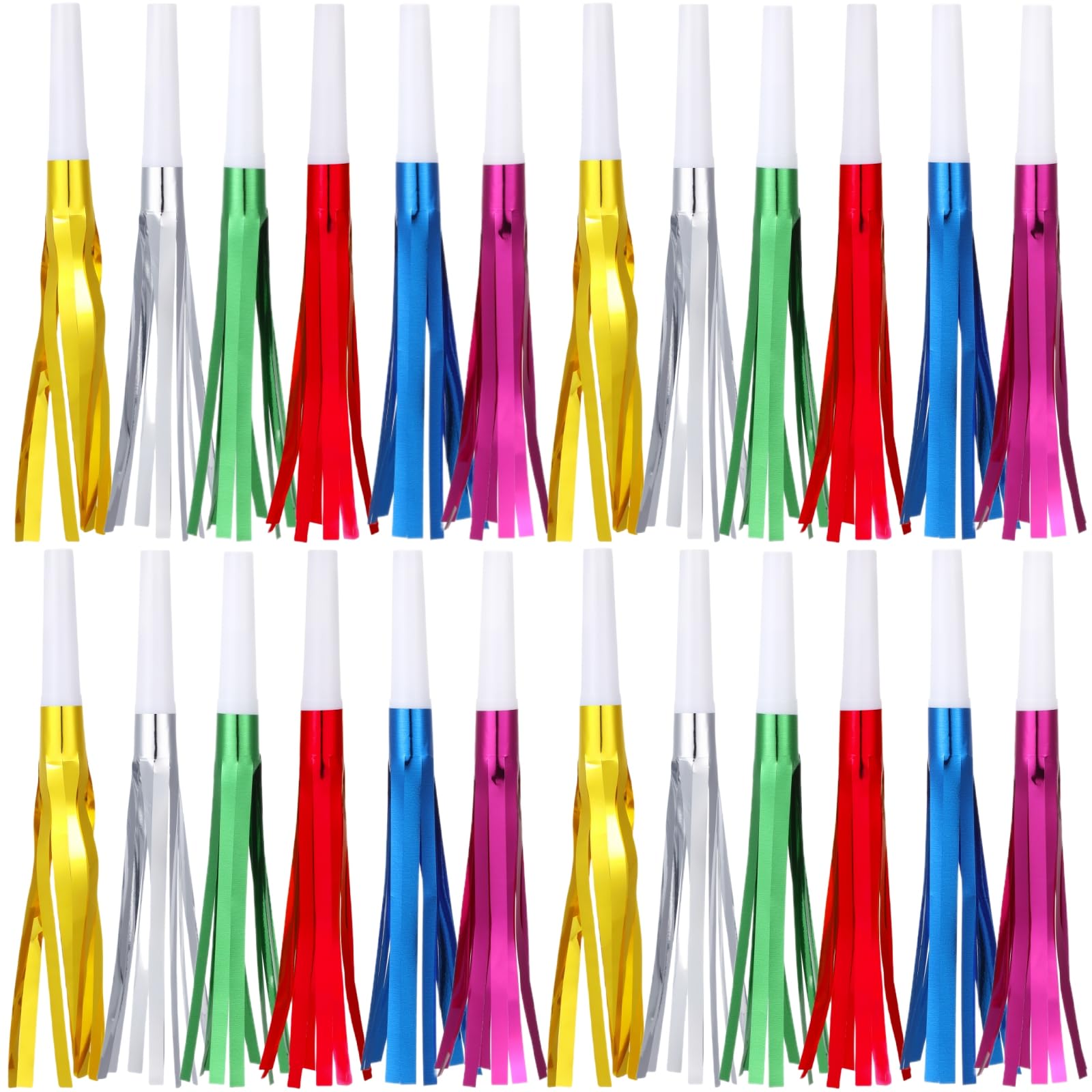 LCPQMZGH noise maker gold fringe enhances party atmosphere with shimmering appeal
