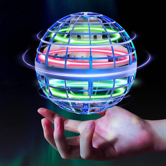 Lctozke Flying Orb Ball-2025 front view with motion for engaging indoor play.