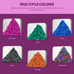 LCVUUK colorful pebble assembly showcases versatile magnetic play.