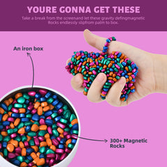 LCVUUK desk fidget toy magnetic putty container promotes portable distraction.