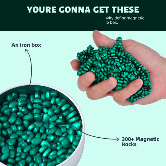 LCVUUK desk toy with 300 magnetic pebbles for endless sculpting