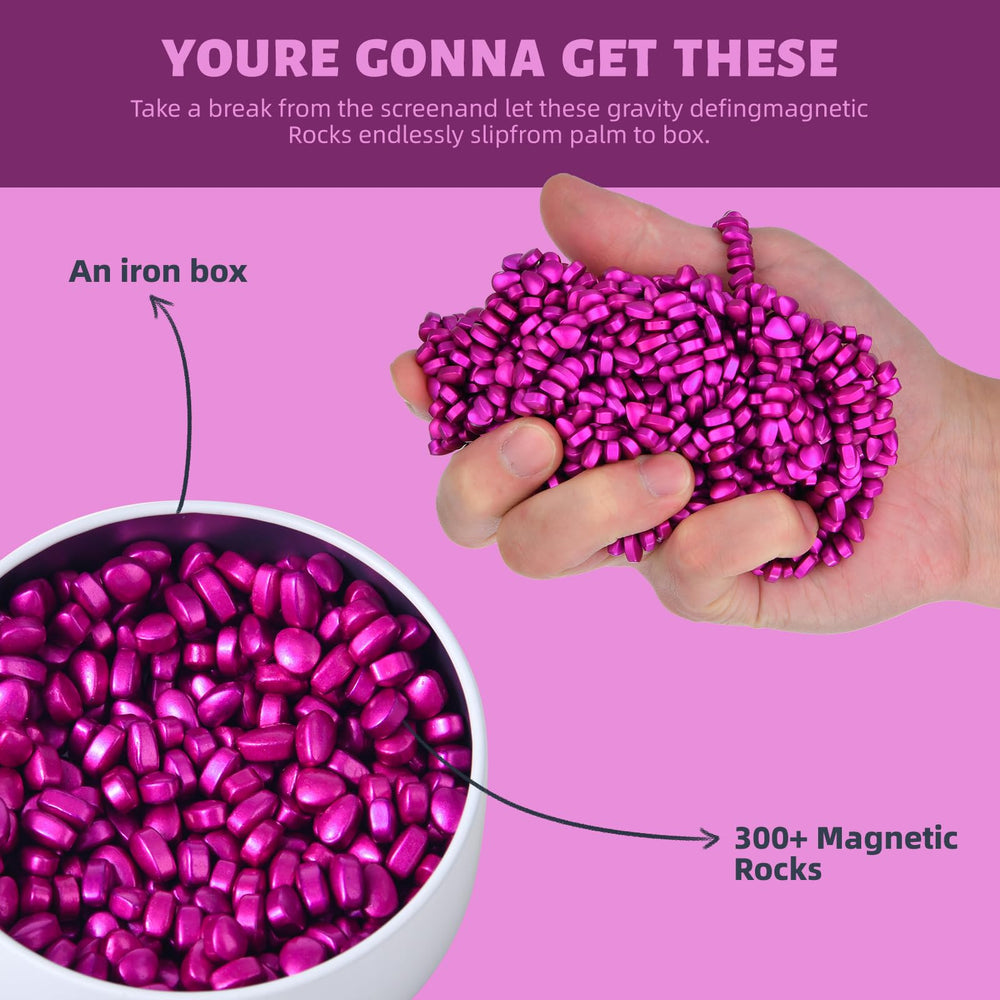 Compact container of LCVUUK magnetic putty in Rose Red for on‑the‑go fun.