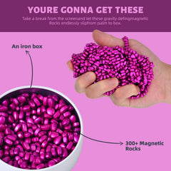 Compact container of LCVUUK magnetic putty in Rose Red for on‑the‑go fun.