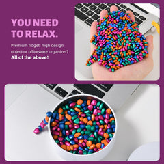 LCVUUK office fidget toy sculptable pebbles for quick mini-breaks.