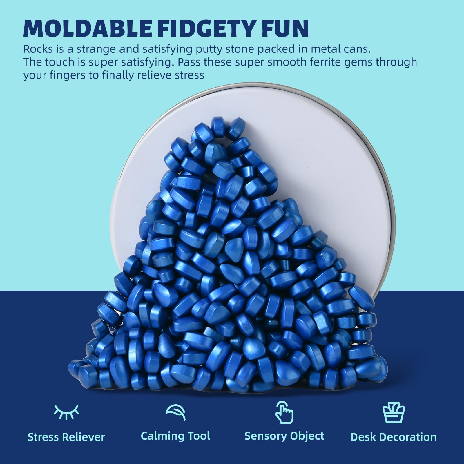 LCVUUK portable magnetic putty container offers on-the-go play and focus
