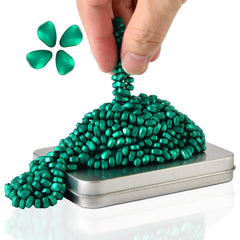 LCVUUK Putty Rocks cyan pebbles close-up for tactile focus.