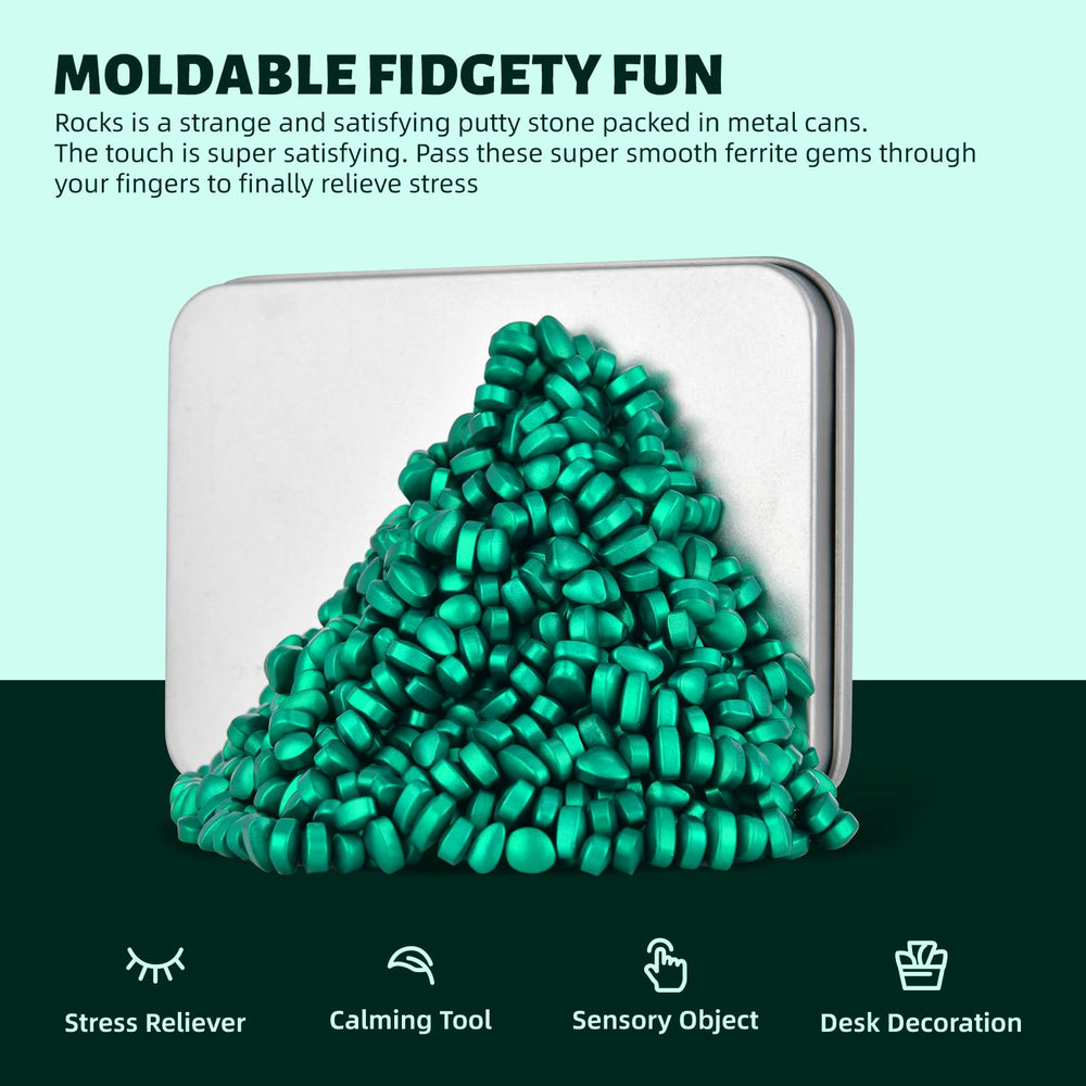 LCVUUK Putty Rocks weak magnetic pebbles for reshaping play.
