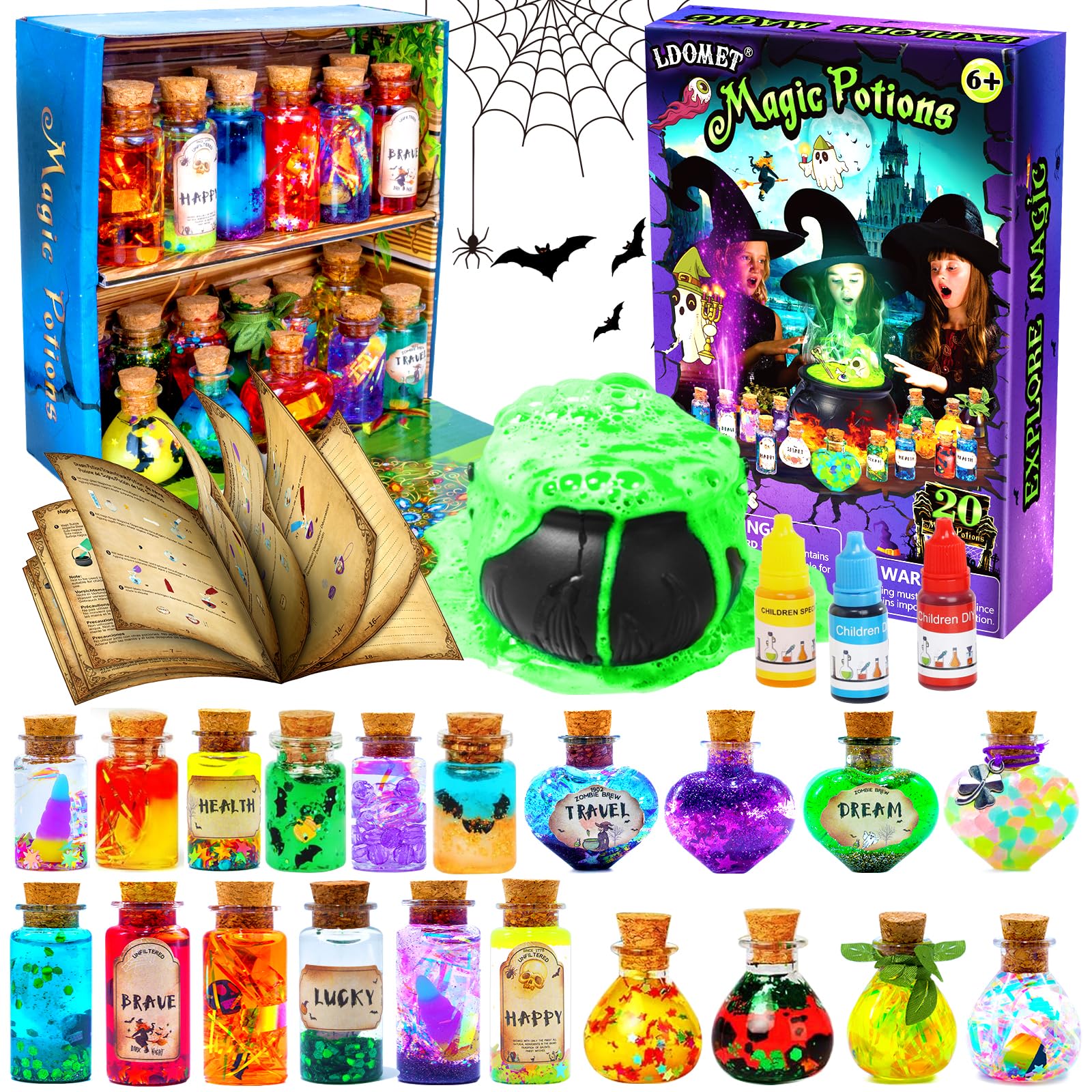 LDomet Magic Potions Kit with cauldron promotes imaginative play