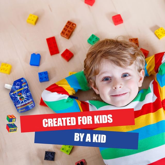 USA-made, non-toxic Le Glue formula for safe crafting.