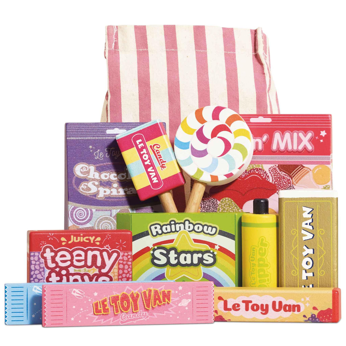 Le Toy Van Candy Play Food Set with wooden sweets for imaginative pretend play