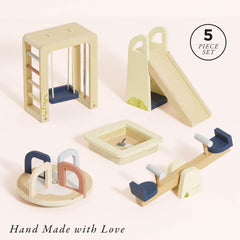 Le Toy Van dollshouse outdoor set sandpit for tactile cooperative sandbox adventures