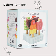 Le Toy Van Honeybake Rubberwood toys support imaginative role-play and social storytelling.