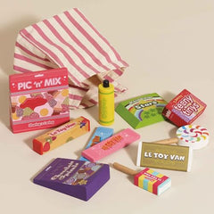 Le Toy Van retro striped bag adds nostalgia while keeping items organized
