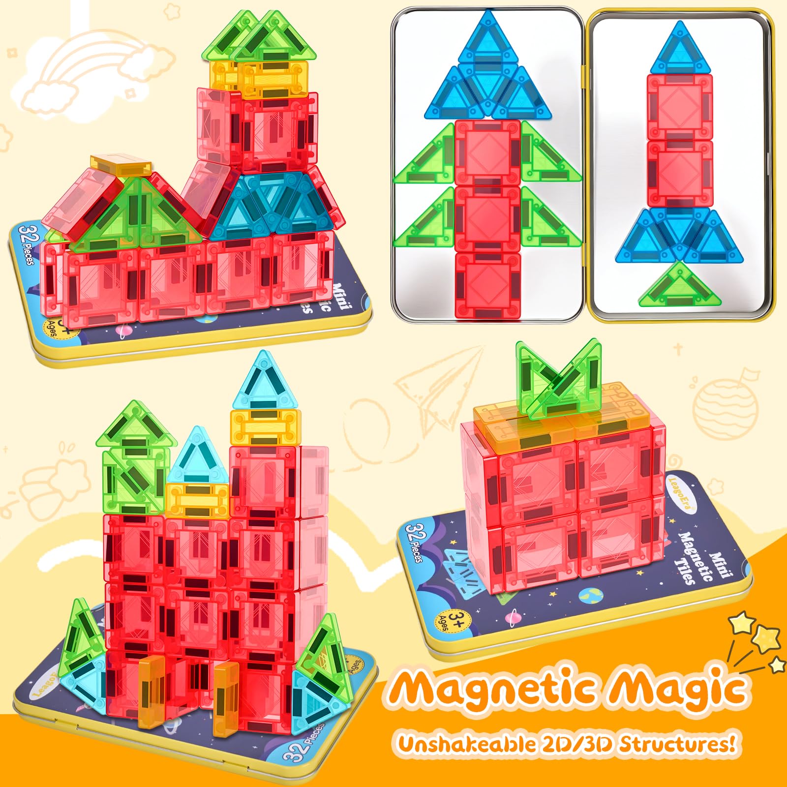 LeagoEra tiles compatible with standard sets for easy mixing.