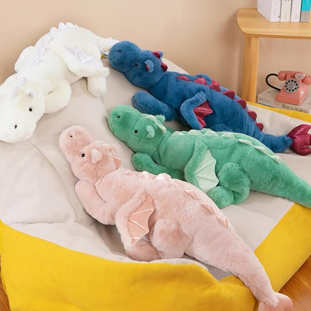 Leahaoe dragon plush ultra-soft fabric enhances cozy snuggles