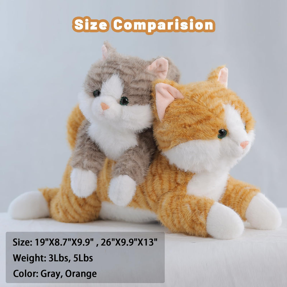 Leahaoe large weighted cat design is kid-friendly and comforting.