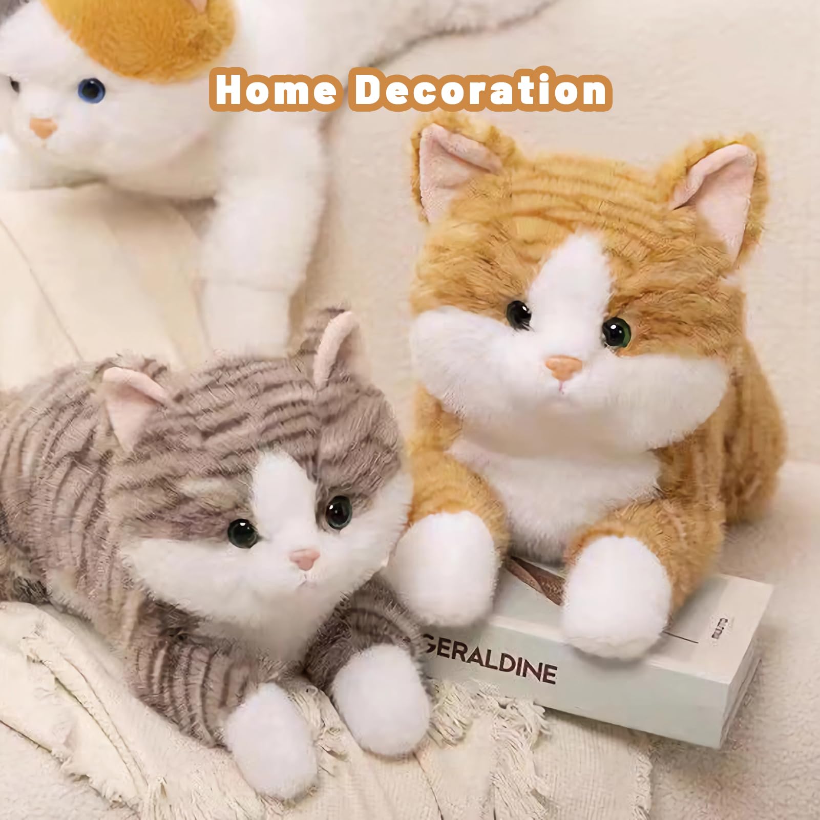 Leahaoe large weighted cat 26-inch orange weight detail shows substantial feel.