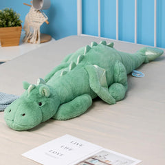 Leahaoe weighted dragon full view, a large plush for comforting hugs