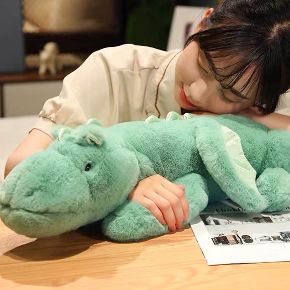 Leahaoe weighted dragon with adult relaxing, soothing sensory experience at home