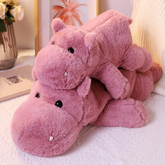 Leahaoe weighted hippo cardboard packaging indicates ready to gift presentation