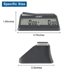 LEAP Chess Clock 9921 byoyomi mode on display enabling precise timing