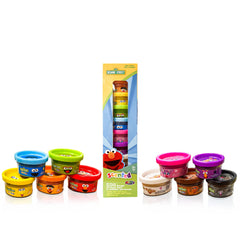 Leap Year Sesame Street dough Elmo pack—bright red dough for creative molding.