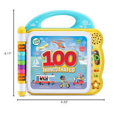 LeapFrog 100 Things That Go illustrated pages — rich art fuels imagination.