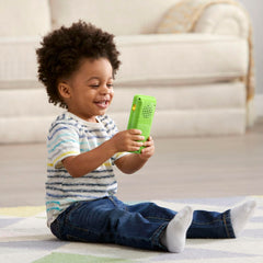 LeapFrog Chat and Count Emoji Phone Green music button with counting animations.