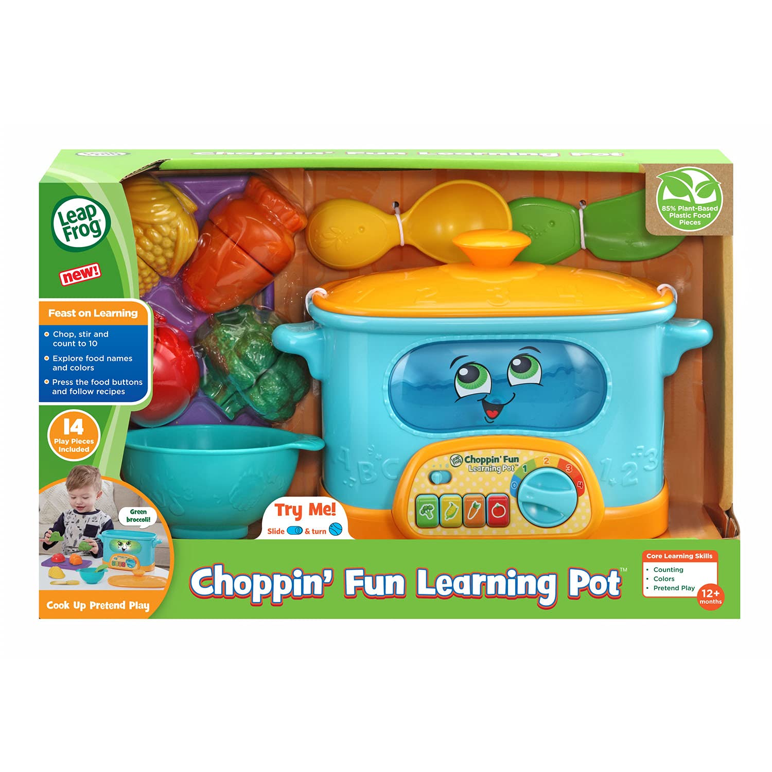 LeapFrog carrot soup moment highlights veggie colors and counting.