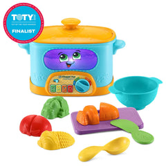 LeapFrog veggie buttons describe foods and colors to boost early vocabulary through play.