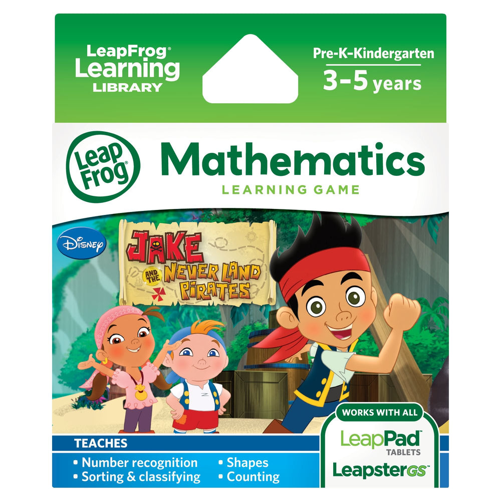 LeapFrog Explorer Jake and the Never Land Pirates treasure map scene supports early math exploration
