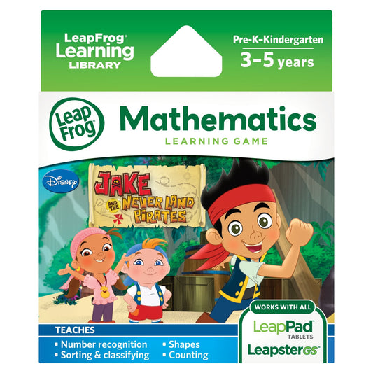LeapFrog Explorer Jake and the Never Land Pirates treasure map scene supports early math exploration