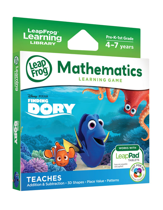 LeapFrog Finding Dory memory shells collection prompts counting practice